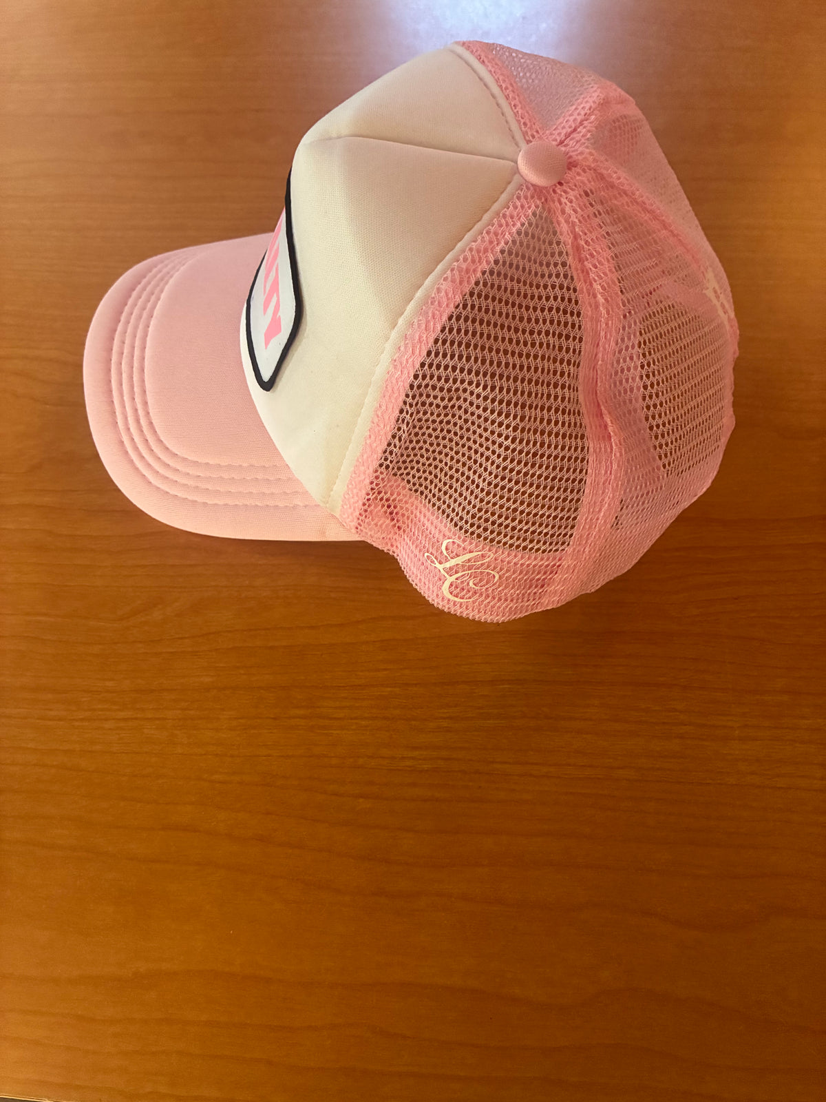 Trucker: White & Pink ROYALTY