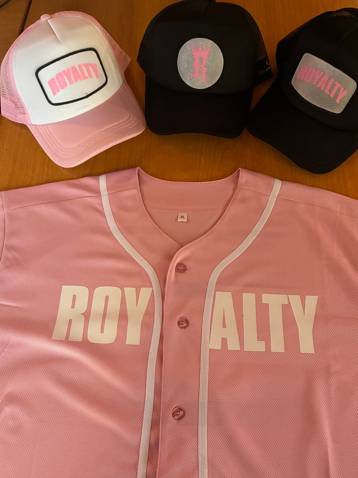 BREAST CANCER AWARENESS themed Baseball Jersey NO HAT