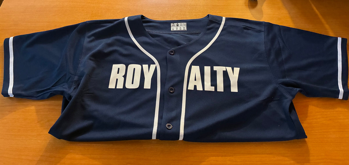 Baseball Jersey White & Navy