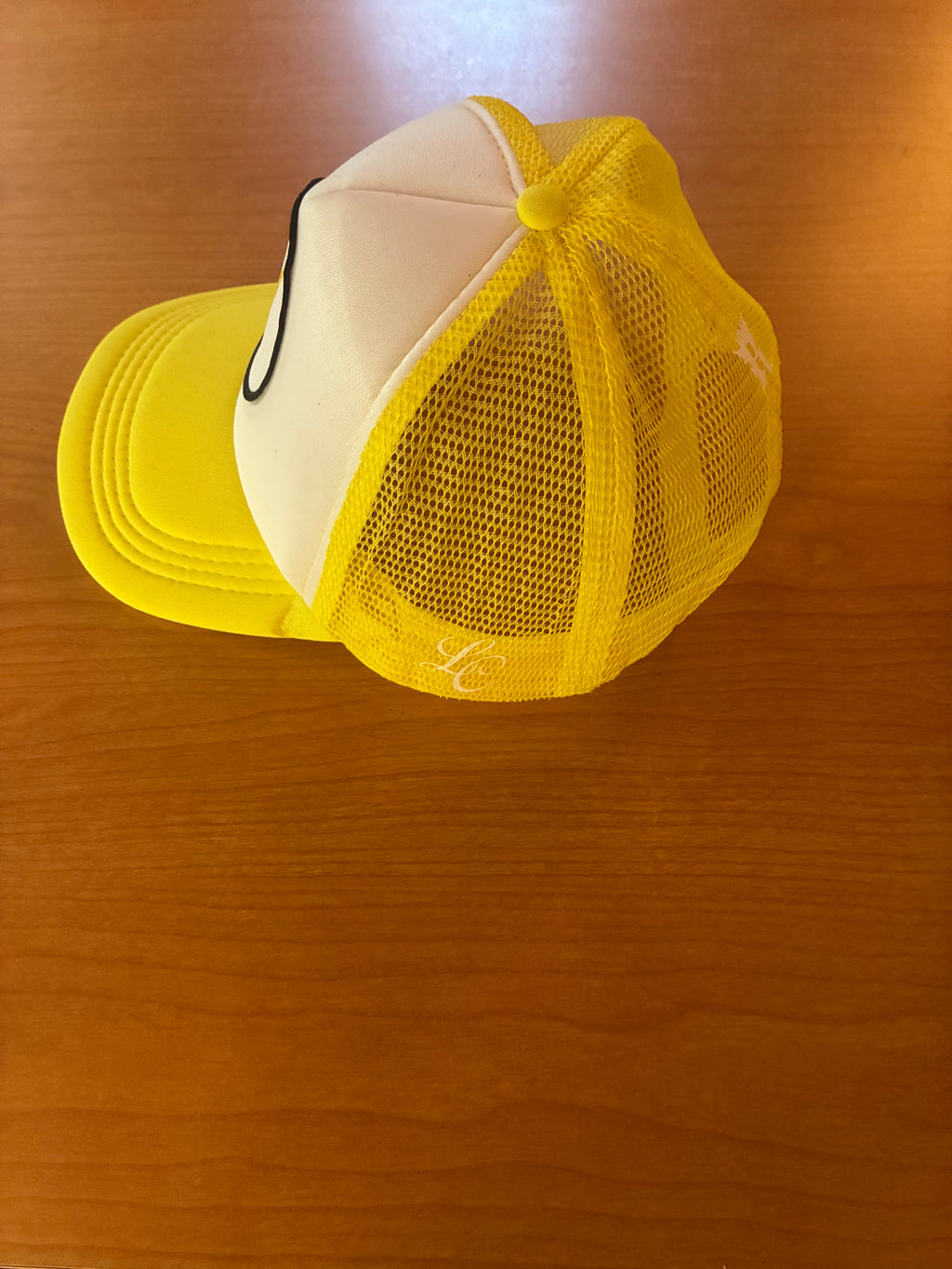 Trucker: White & Yellow R LOGO