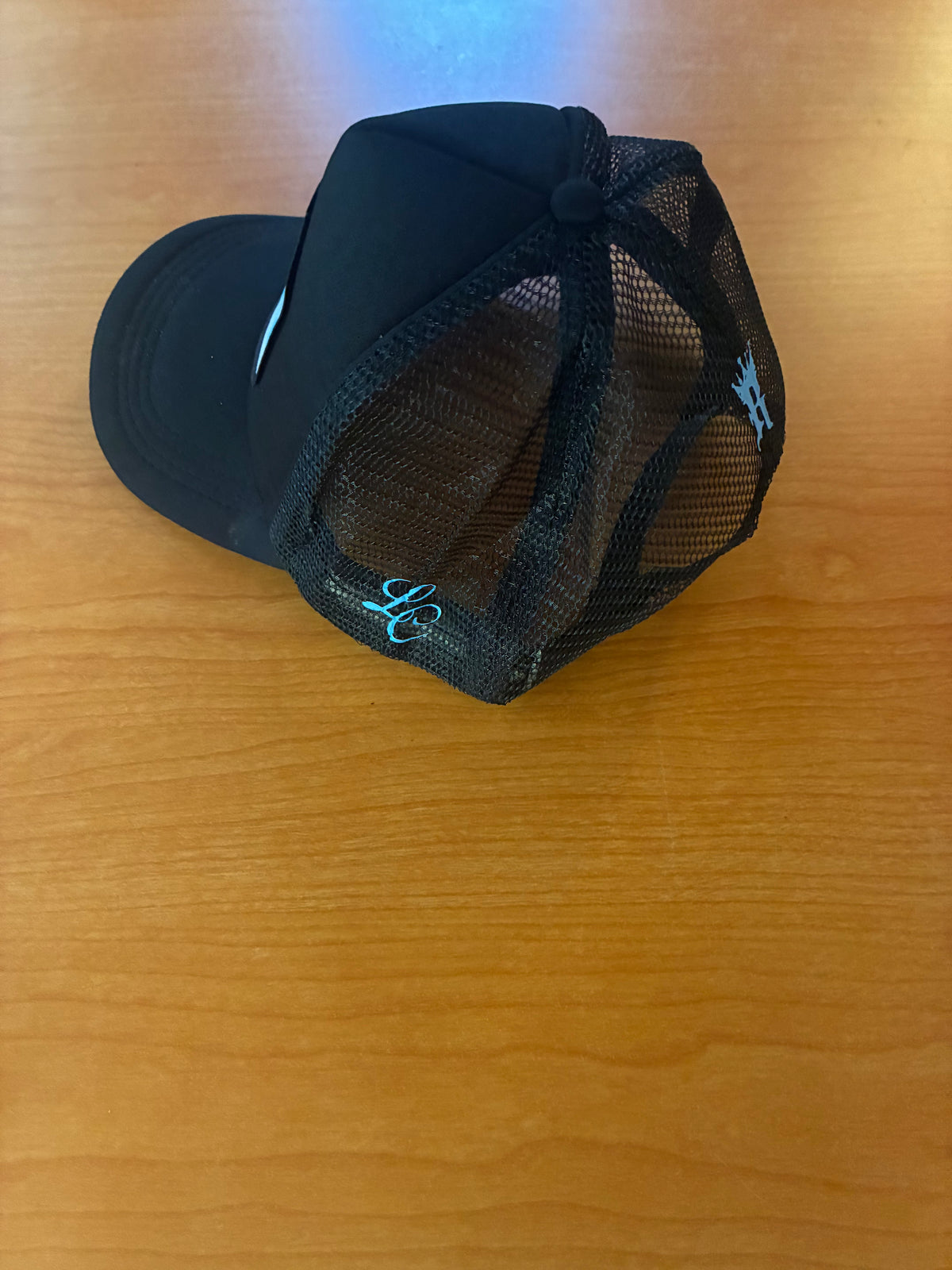 Trucker: Black & Ocean Blue ROYALTY