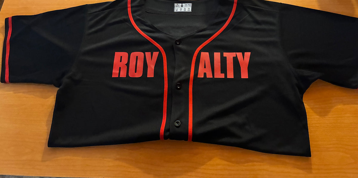 Baseball Jersey Black & Red