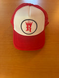 Trucker: White & Red R LOGO