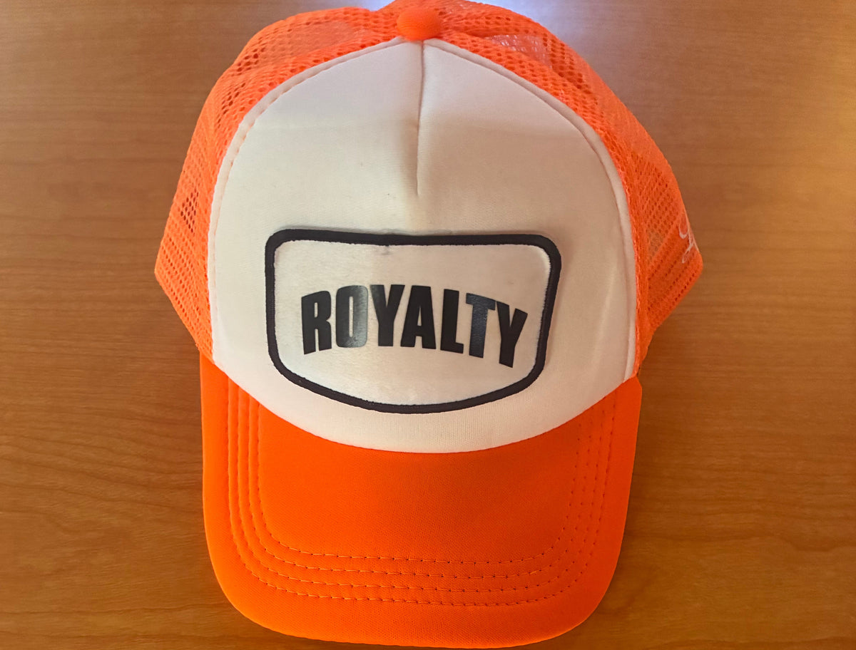 Trucker: White & Orange ROYALTY