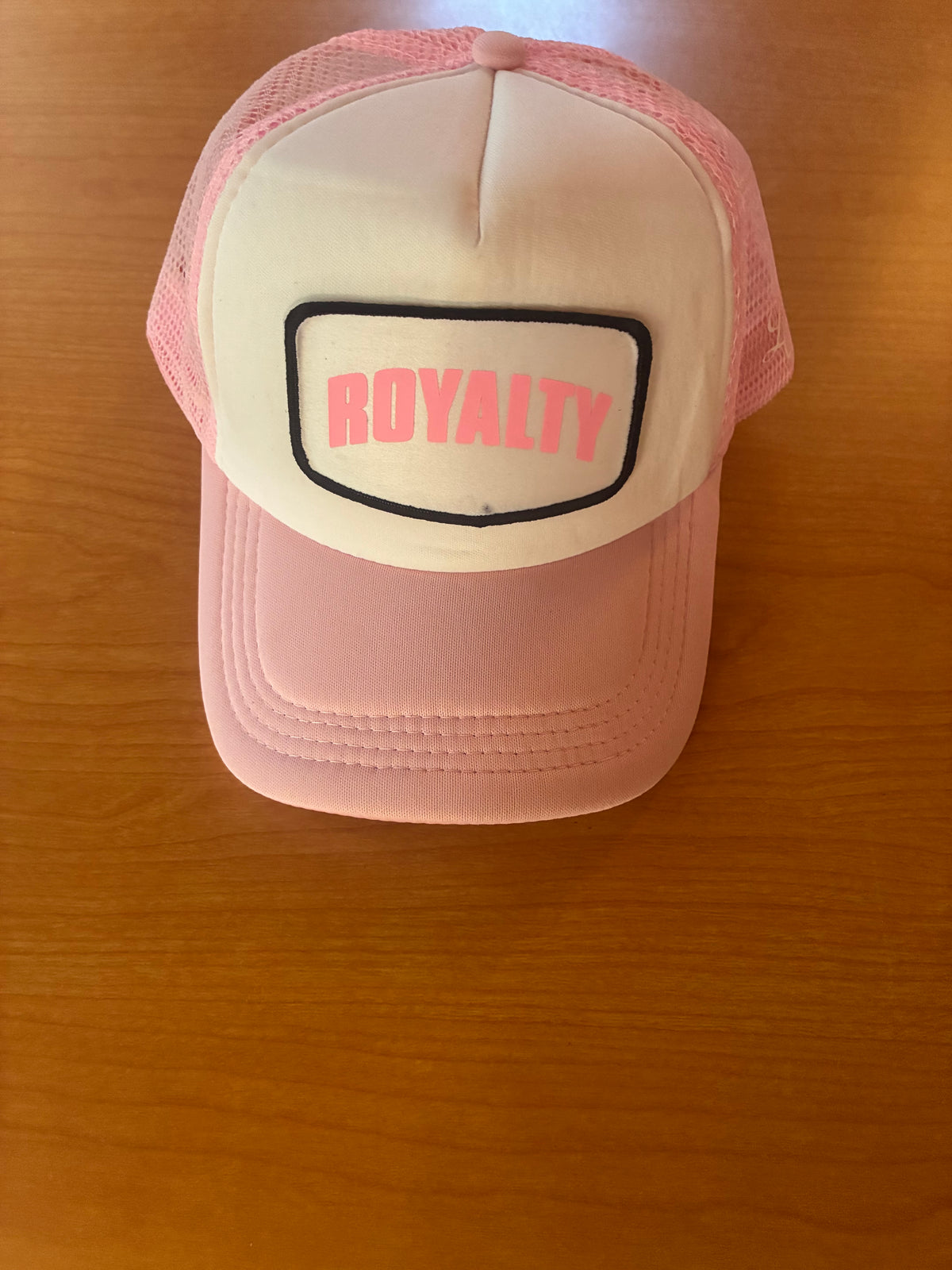 Trucker: White & Pink ROYALTY