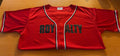 Baseball Jersey Red and Black