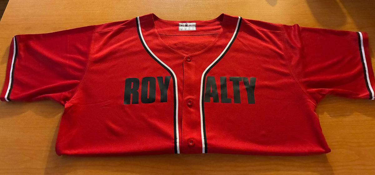 Baseball Jersey Red and Black